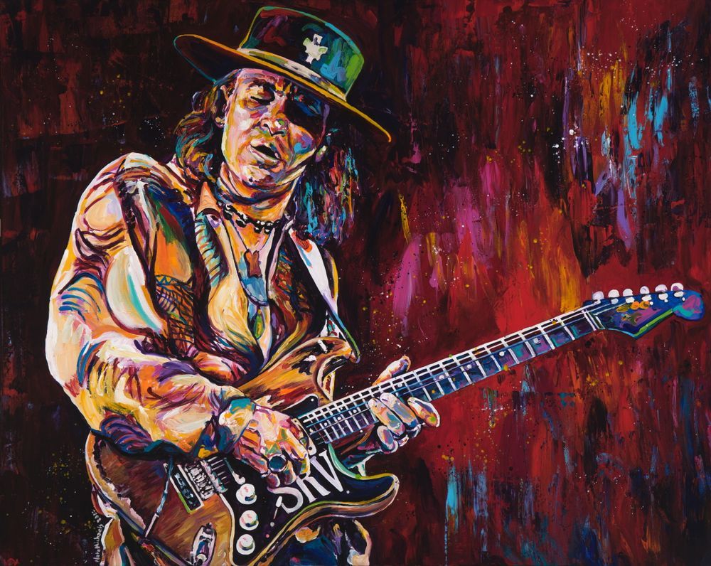 Stevie Ray Vaughan Pp Art | Rockin Art LLC