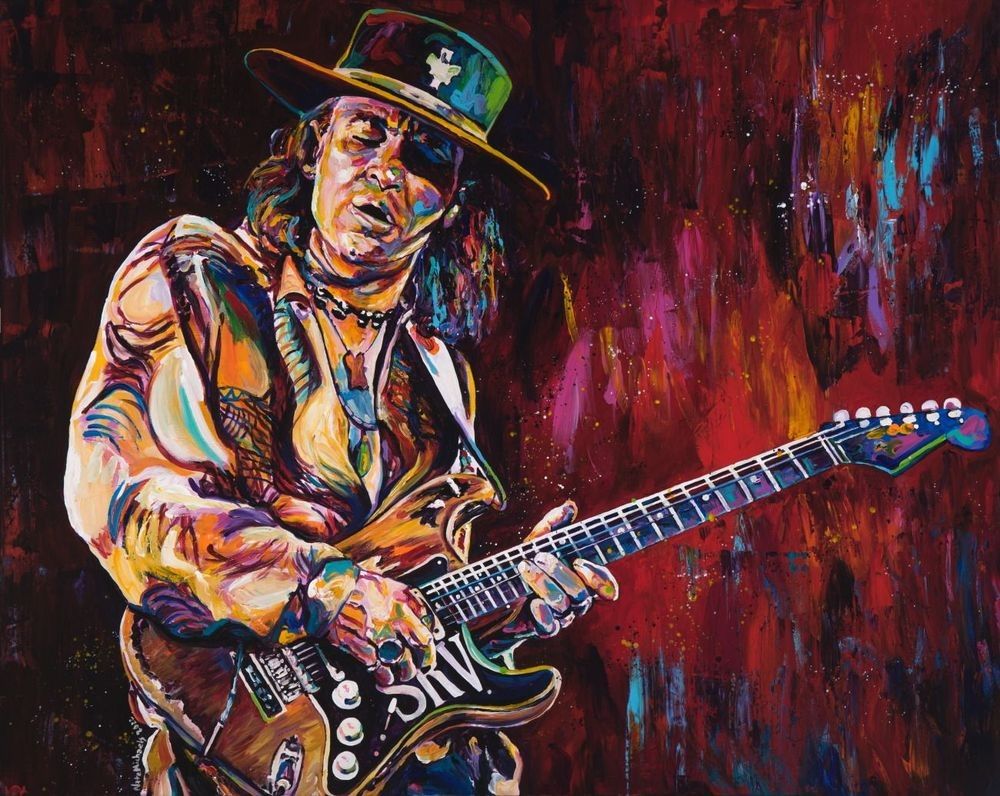 Stevie Ray Vaughan Pp Art | Rockin Art LLC