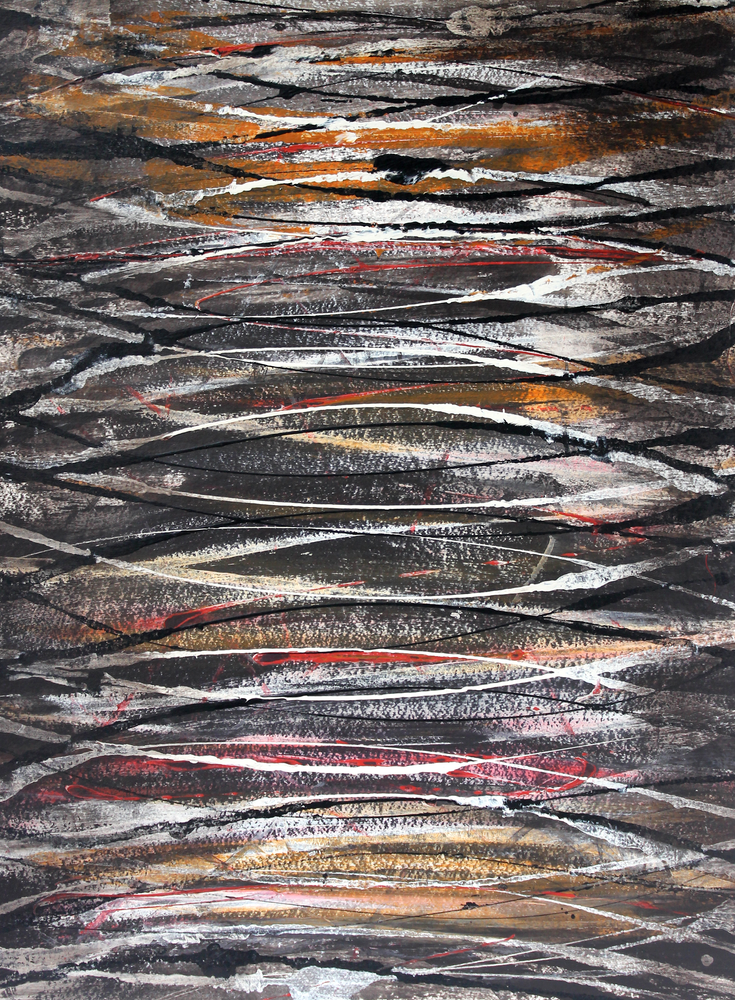 Horizontal Weave Print Art | Mary Lea Bradley