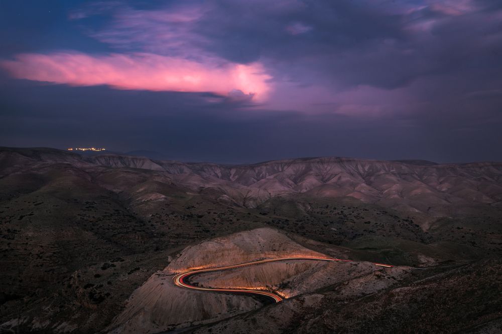 Enlightened, fine-art photograph of Israel's Judean desert