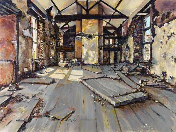 Abandoned Room Oil Painting by Sarah Kane