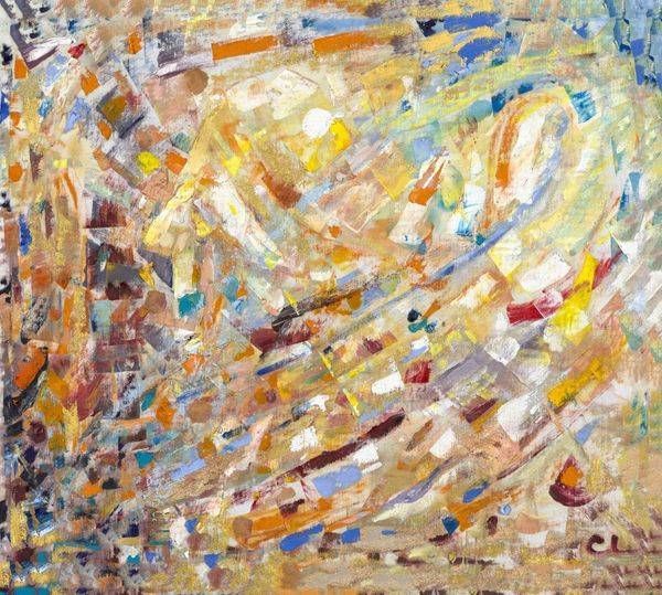 Glide Abstraction 21x19 Cynthia Lavin    20260701   Web 2000px Art | Muzeo