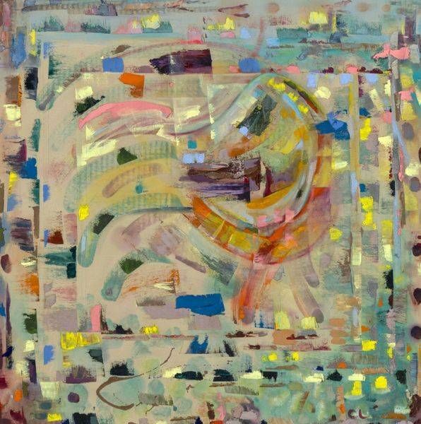 Color Carries Light Abstract 20x20 Cynthia Lavin   20260513   Web 2000px Art | Muzeo