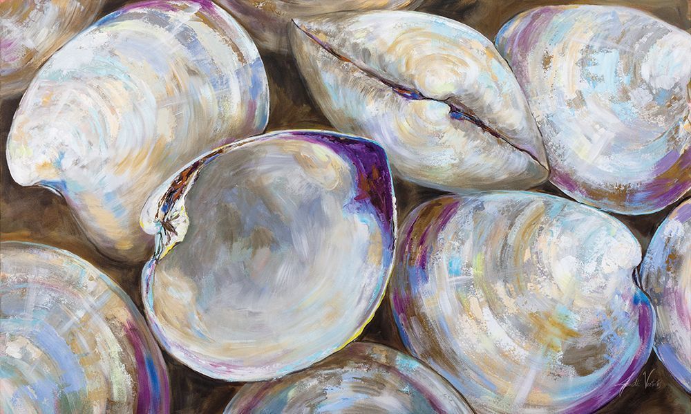 Clambake Cluster Coastal  Art Print