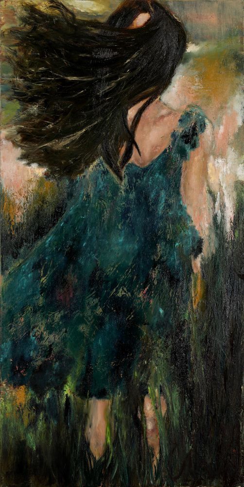 Atmospheric Abstraction No. 72 â Charlene Falk Canvas Art