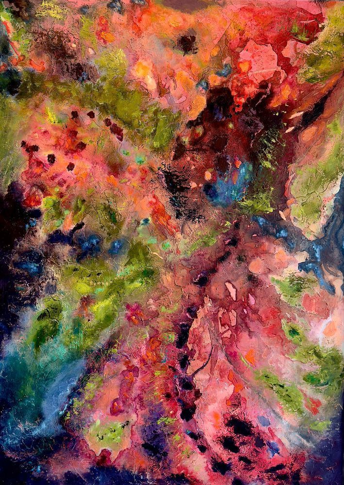 Atmospheric Abstraction No. 76 â Charlene Falk Canvas Art