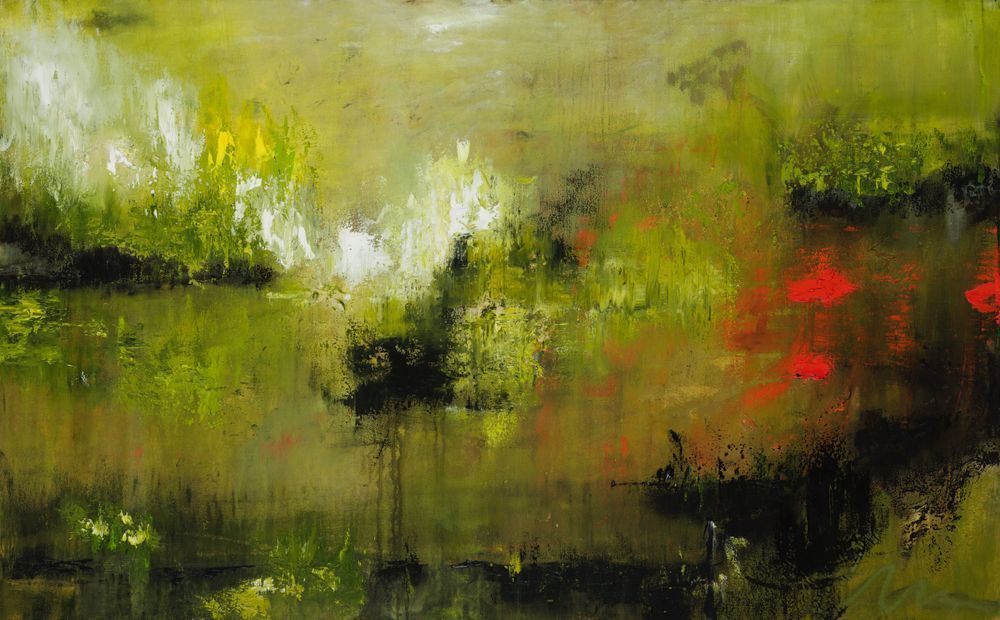 Atmospheric Abstraction No. 75 â Charlene Falk Canvas Art