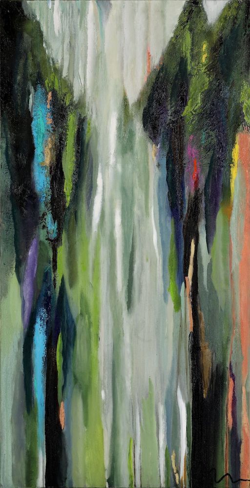 Atmospheric Abstraction No. 67 â Charlene Falk Canvas Art
