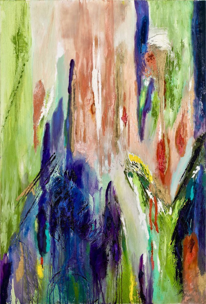 Atmospheric Abstraction No. 69 â Charlene Falk Canvas Art