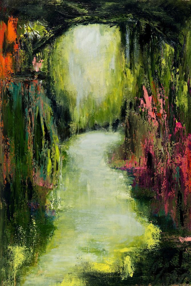 Atmospheric Abstraction No. 62 â Charlene Falk Canvas Art