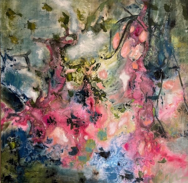Colorful Abstract Landscape by Charleneâ¯Falk