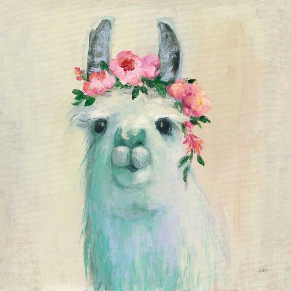 Festival Girl III -  Animals Country French Art Print