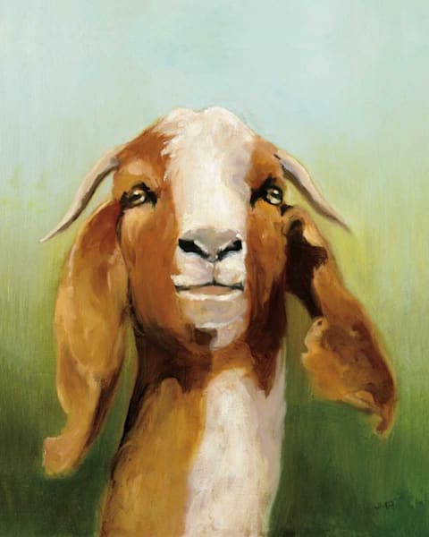 Got Your Goat v2 -  Animals Country French Art Print
