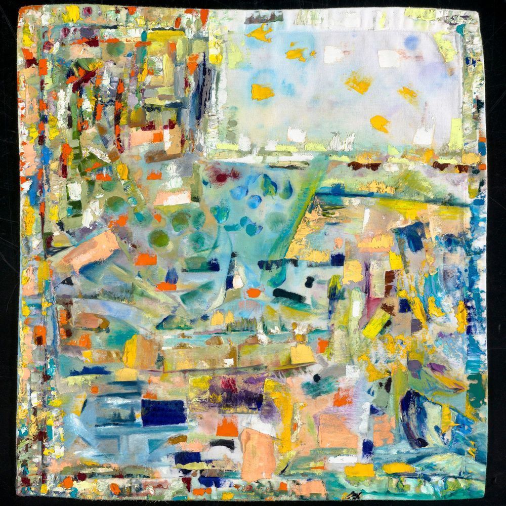 Here And There Abstract 19.5x19.5 Cynthia Lavin   20260207   Web 2000px Art | Muzeo