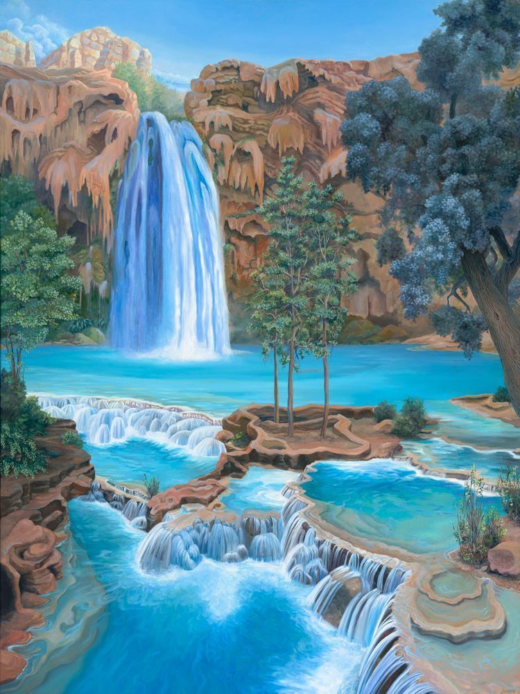 Havasupai Falls by Jenny Jardine | Fine Art Print