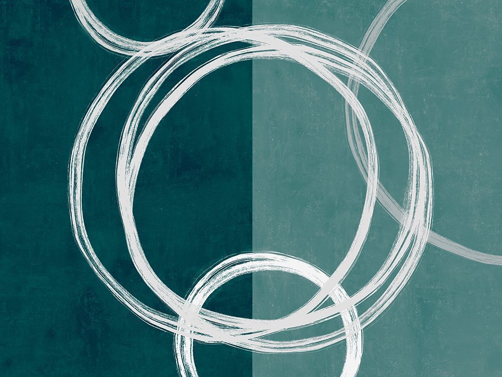 Unity Green I -  Abstract  Art Print