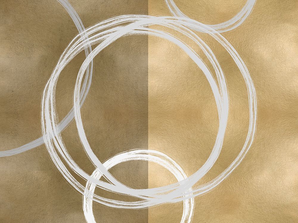 Unity Gold I -  Abstract  Art Print