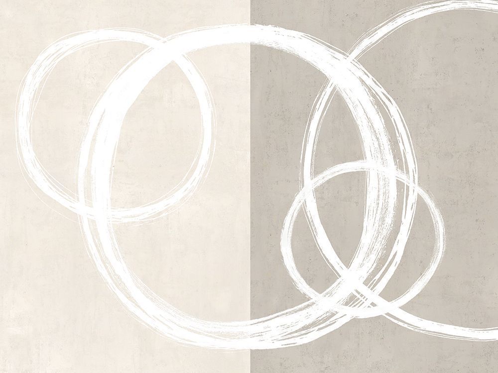 Unity Cream I -  Abstract  Art Print