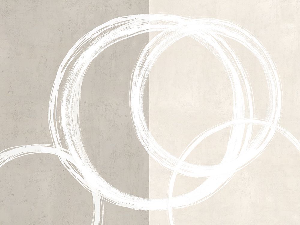 Unity Cream II -  Abstract  Art Print