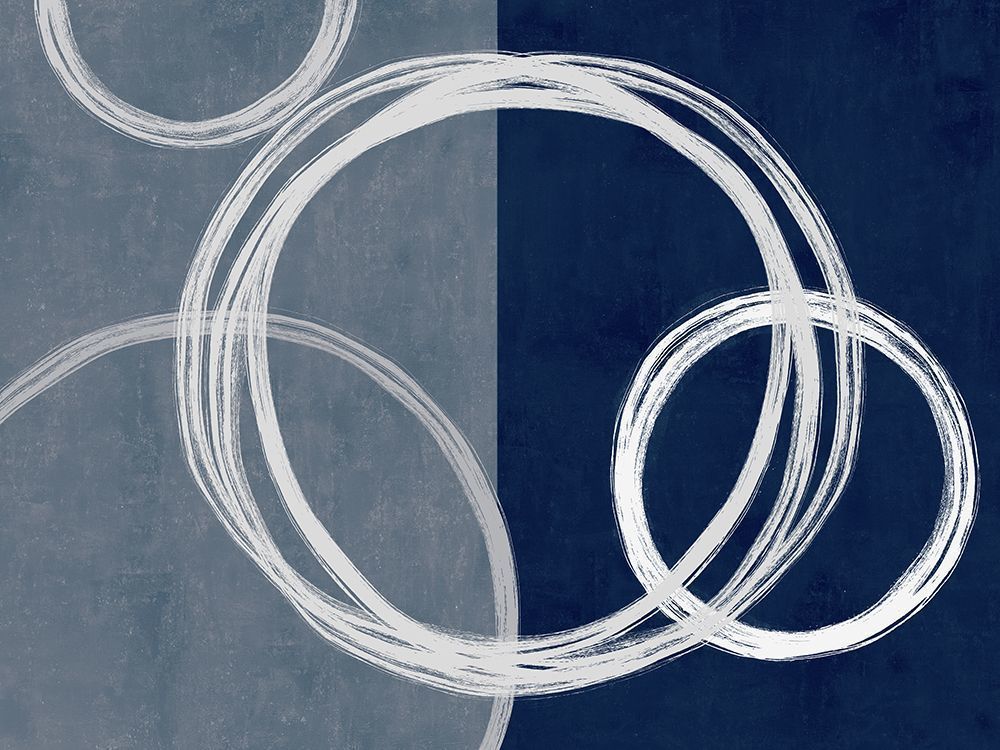Unity Blue II -  Abstract  Art Print