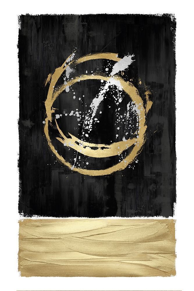 Inward Black I -  Abstract  Art Print