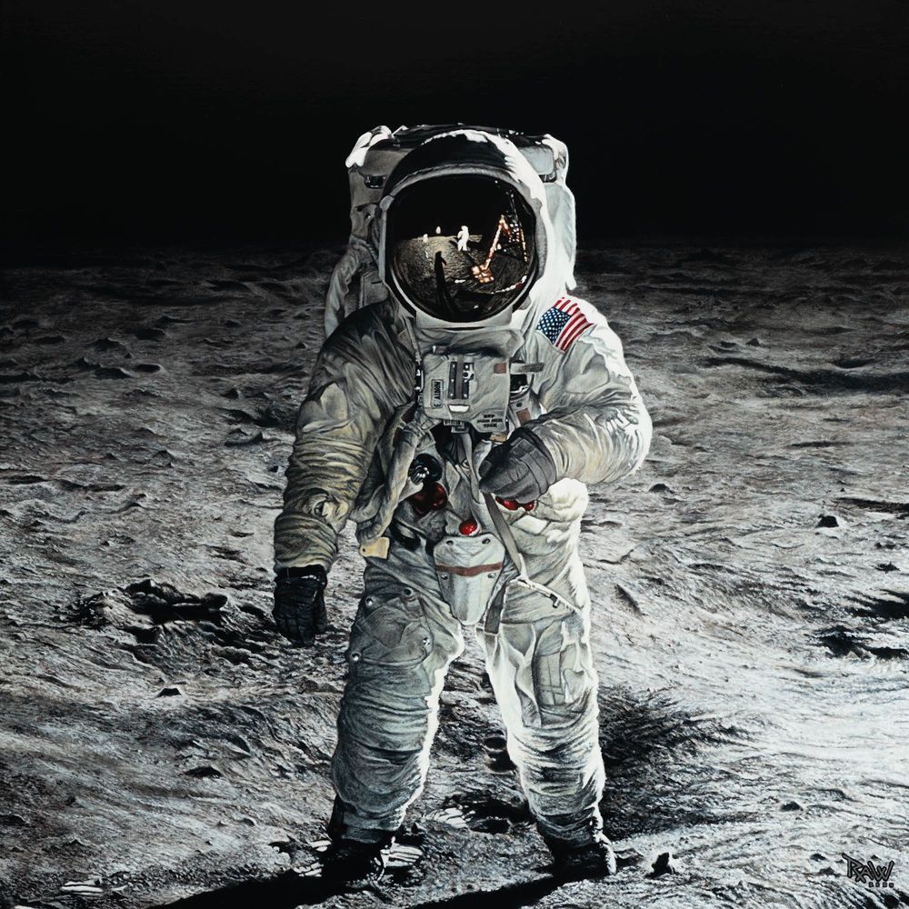One Small Step  36x36 Ryan Wrobel    20240104   S Rgb Web Art | Muzeo