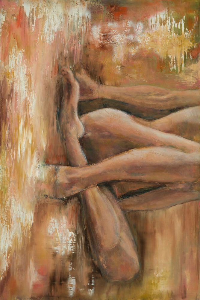 Atmospheric Abstraction No. 91 â Charlene Falk Canvas Art