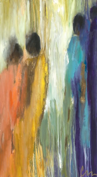Atmospheric Abstraction No. 80 â Charlene Falk Canvas Art