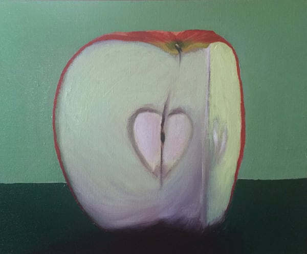 Apple Valentine Art | SarahSmith Art&Design