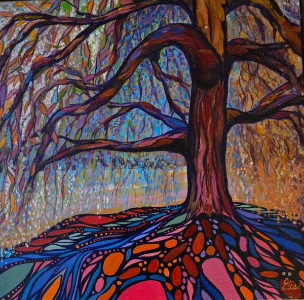 A Safe Place to Dream — Expressionist Tree
