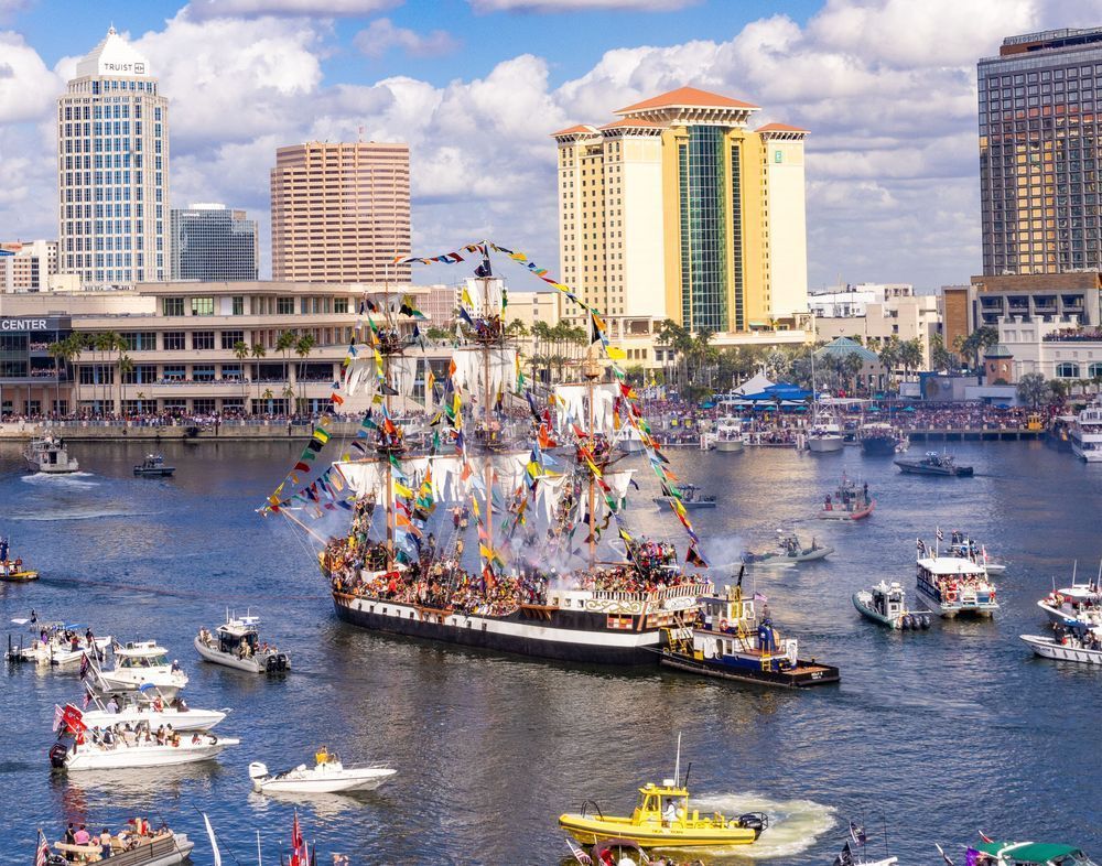 Gasparilla Pirate Invasion (Color) Photography Art | Artistic Creationz