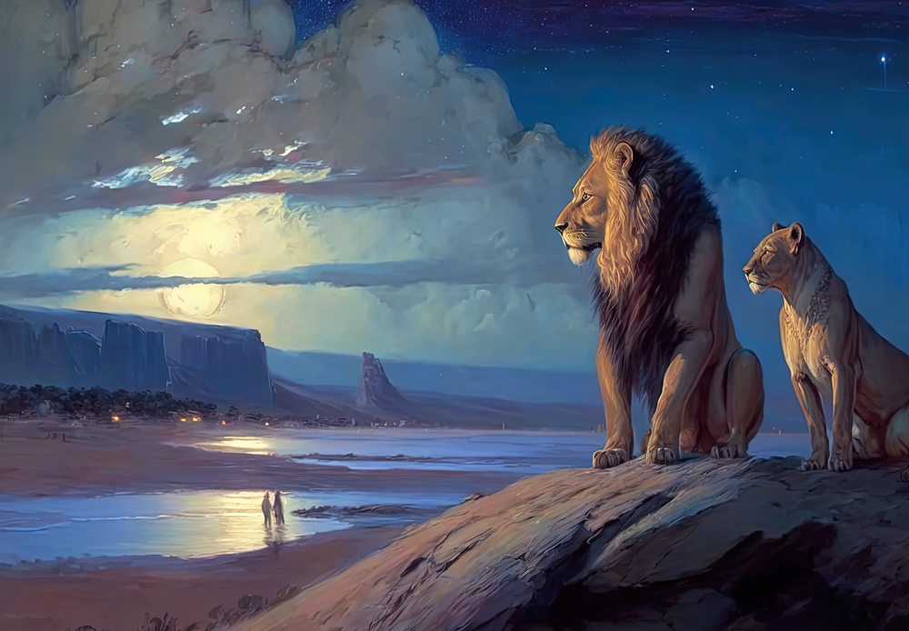 Lion And Queen Art | Drew Slack Fine Art