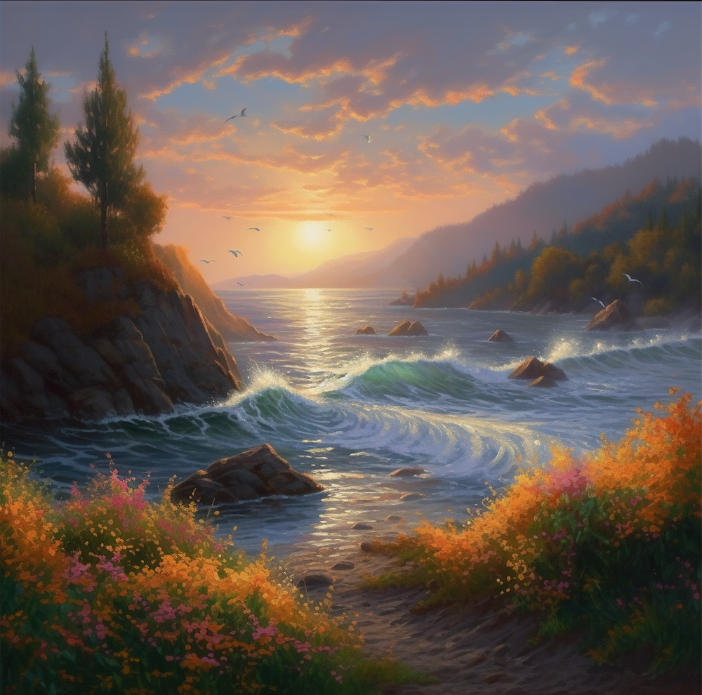 Lincoln City Beach  Art | Drew Slack Fine Art