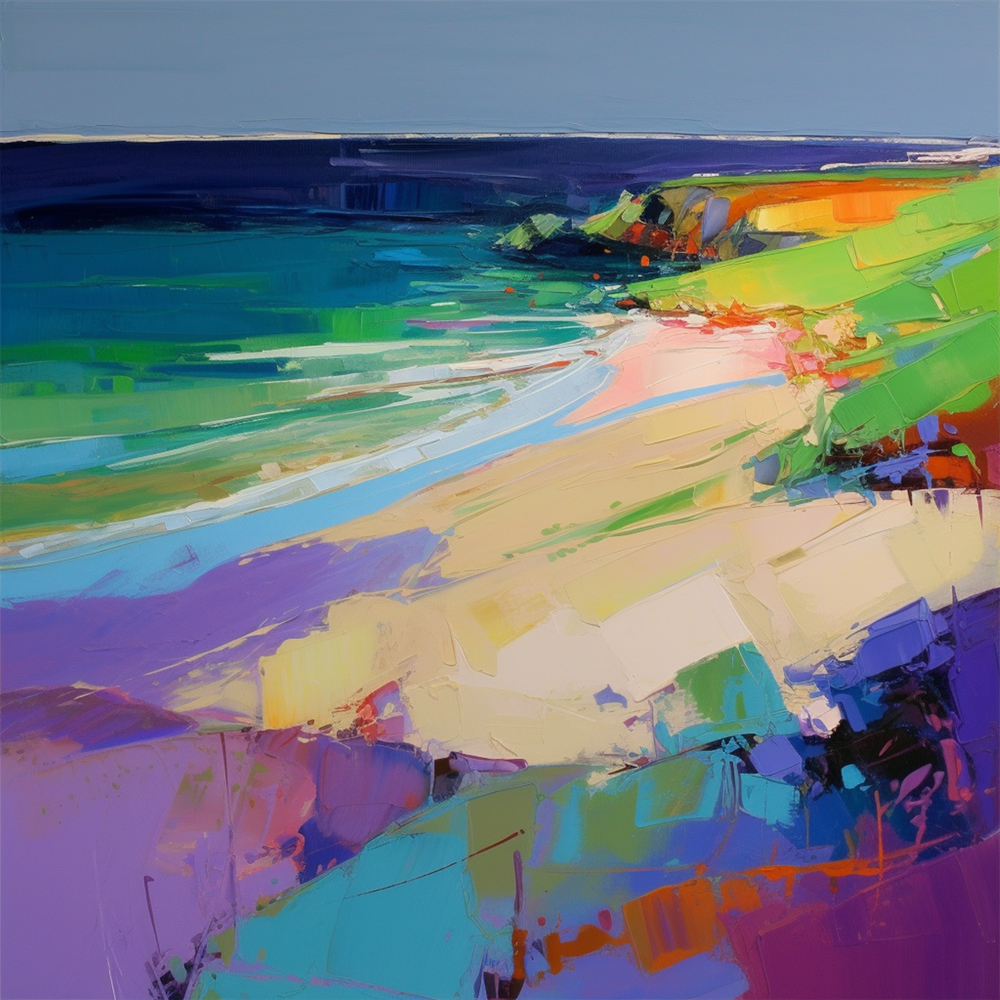 Sardinia Low Tide Art | Drew Slack Fine Art
