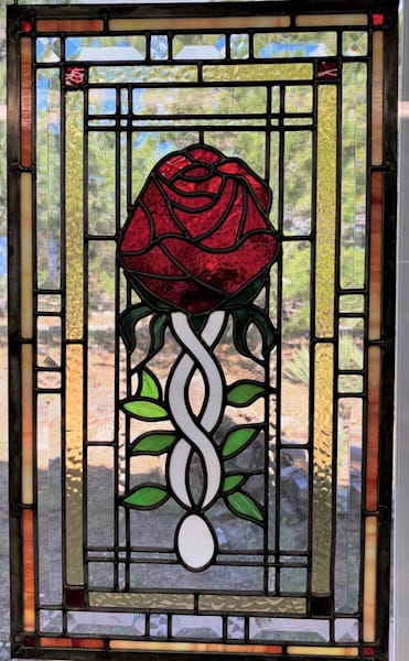 Red Caduceus Rose