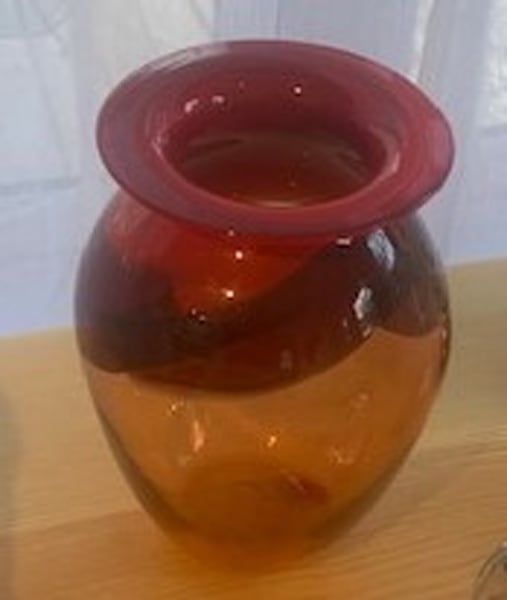 Red Vase
