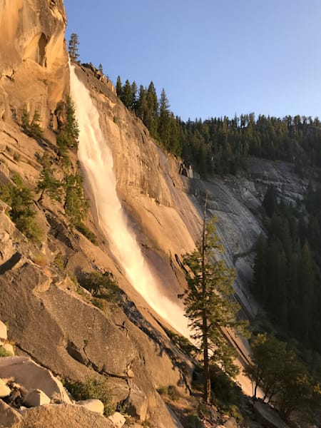 15 Nevada Falls Golden Light 19 8 14 8250 Art | Don Kreuter Photography