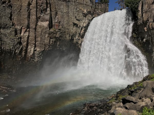 12 Rainbow Falls Double Rainbow 19 7 18 6158 Art | Don Kreuter Photography
