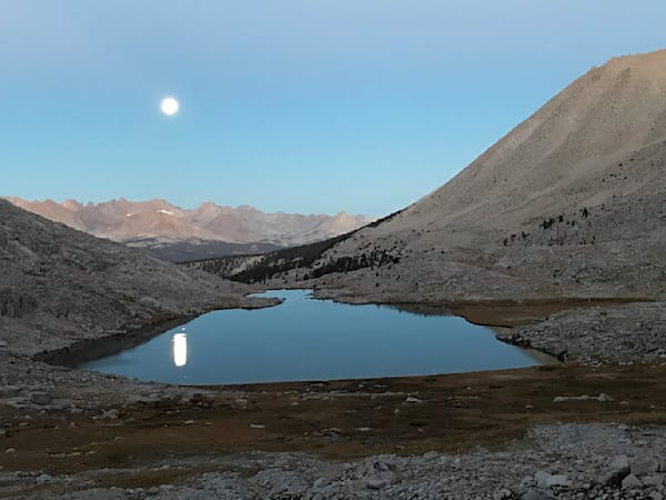 1 Guitar Lake Full Moon Setting Reflections 18 9 25 3049 Art | Don Kreuter Photography