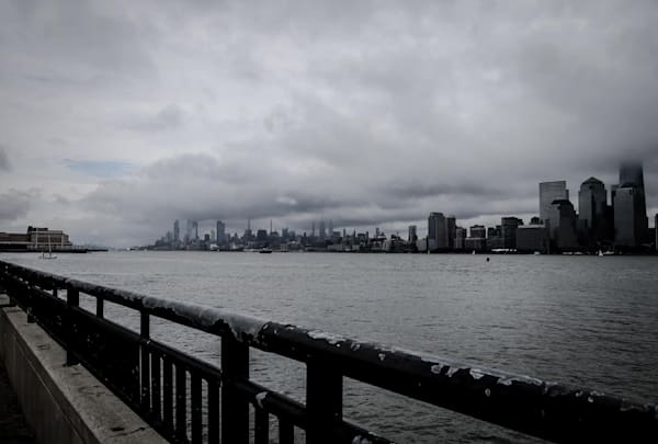 Gotham in the Mist- Manhattan Skyline from the Waterfront