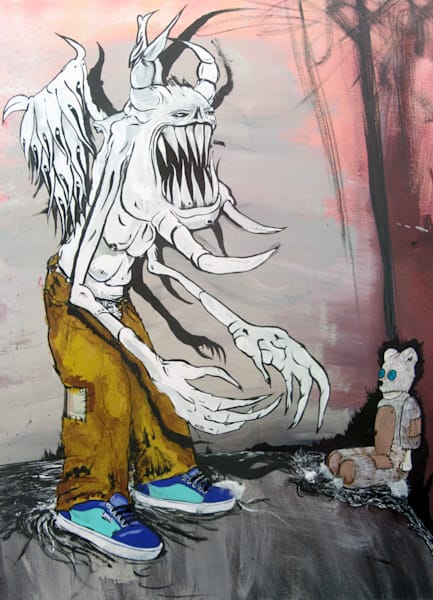 Boogieman In Slacks Art | larrywhite