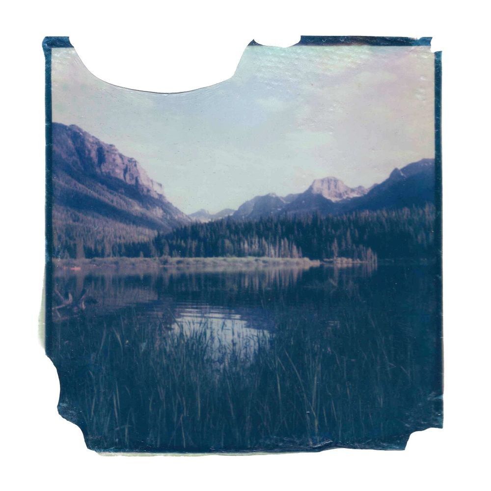 Polaroid Emulsion fine art wall art and a one-of-one original piece by Bozeman Montana artist Jason Thompsomn