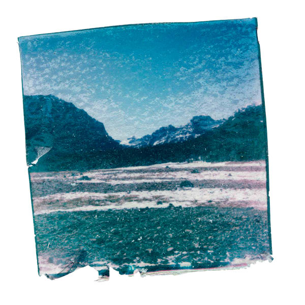 Hyalite Canyon Polaroid Emulsion Transfer Winter