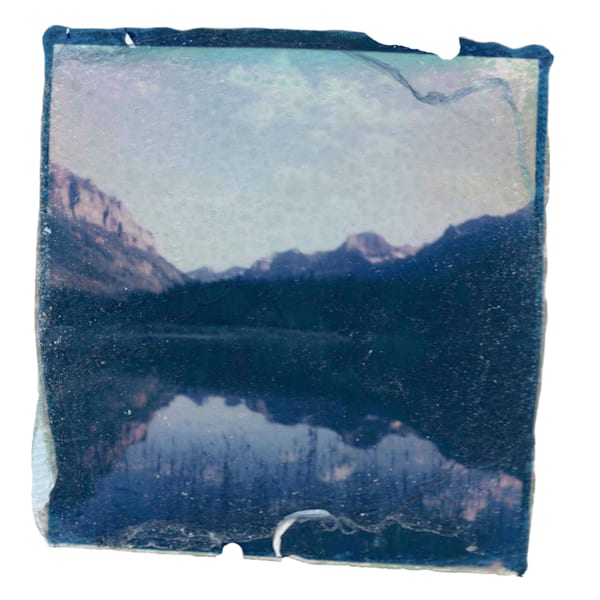 Hyalite Canyon Summer Polaroid Emulsion Lift Prints — Analog Process, Digitally Preserved