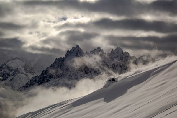 Skiing in Chamonix France