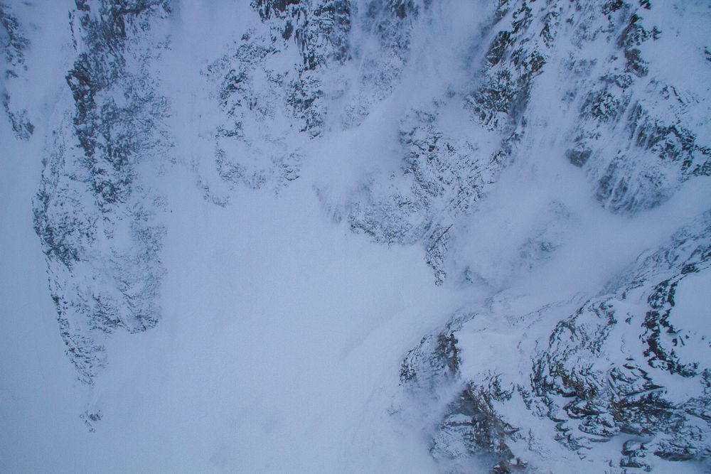 Avalanche control morning at Big Sky Ski Resort Montana.