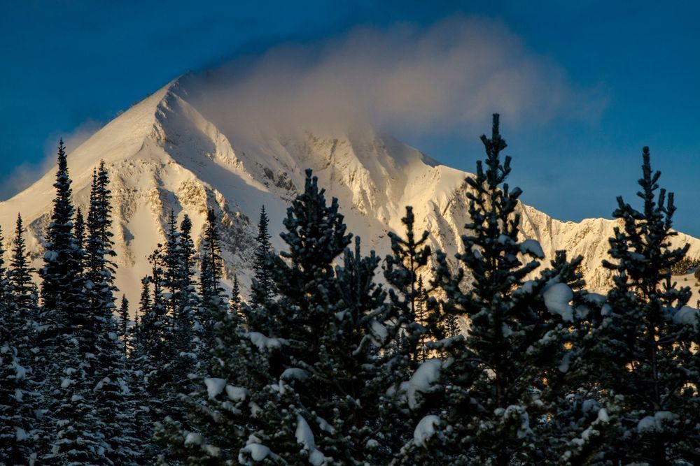 Sun Rise Lone Mountain, Big Sky Resort