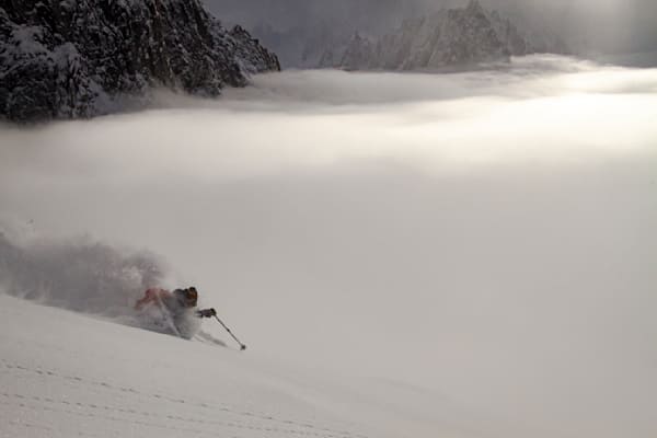 Forrest Coots traveling through France skiing La Grave and Chamonix.