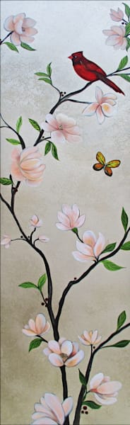 Chinoiserie - Magnolias and Birds #3