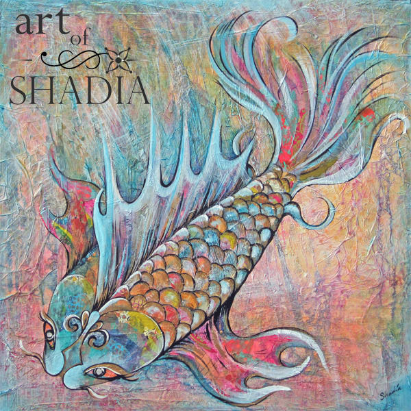 Flashy Koi Original with frame
